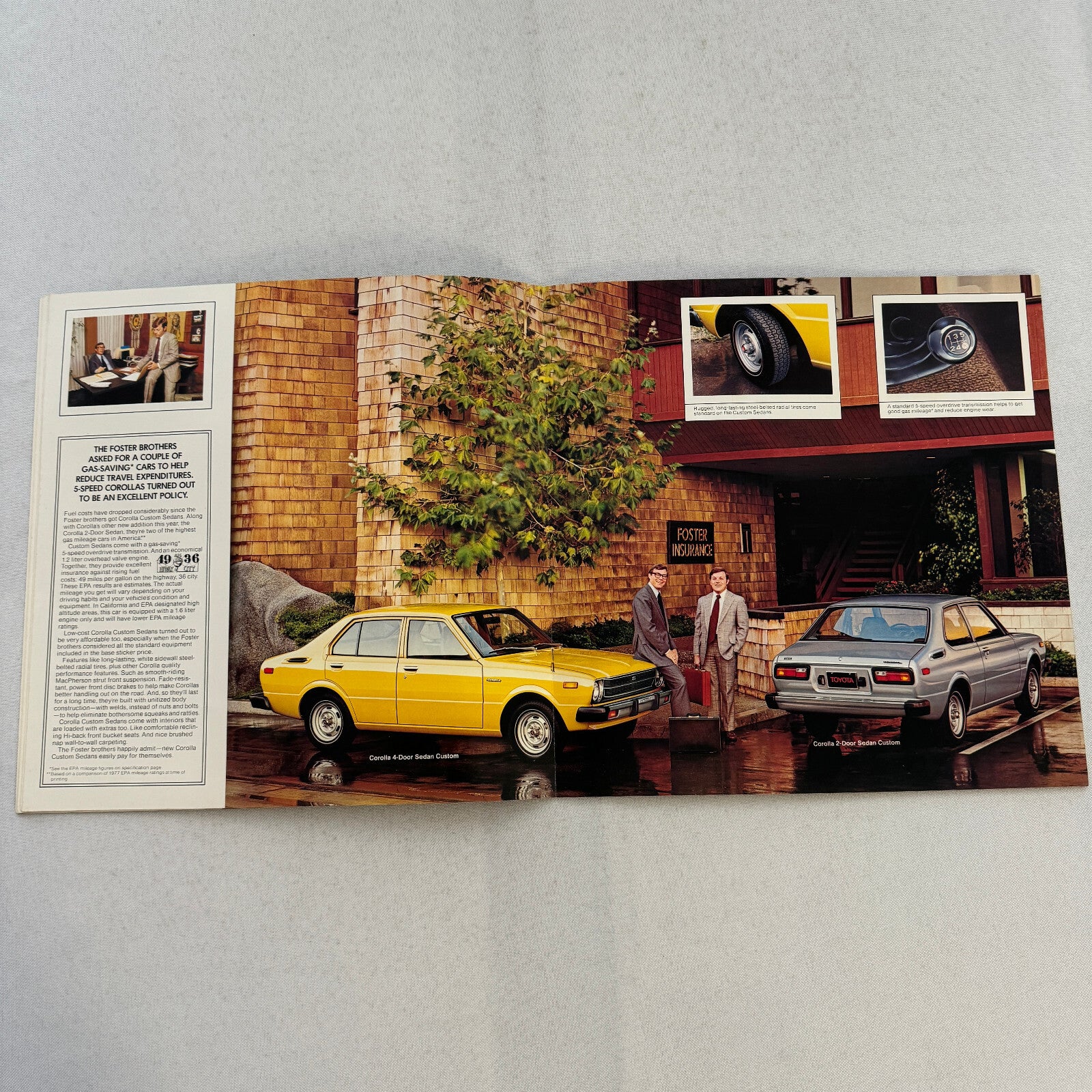 1977 Toyota Corolla Car Sales Brochure Catalog SR5 SR-5 Liftback Hardtop Wagon