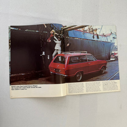 1967 Buick Opel Kadett Car Sales Brochure Catalog Advertising