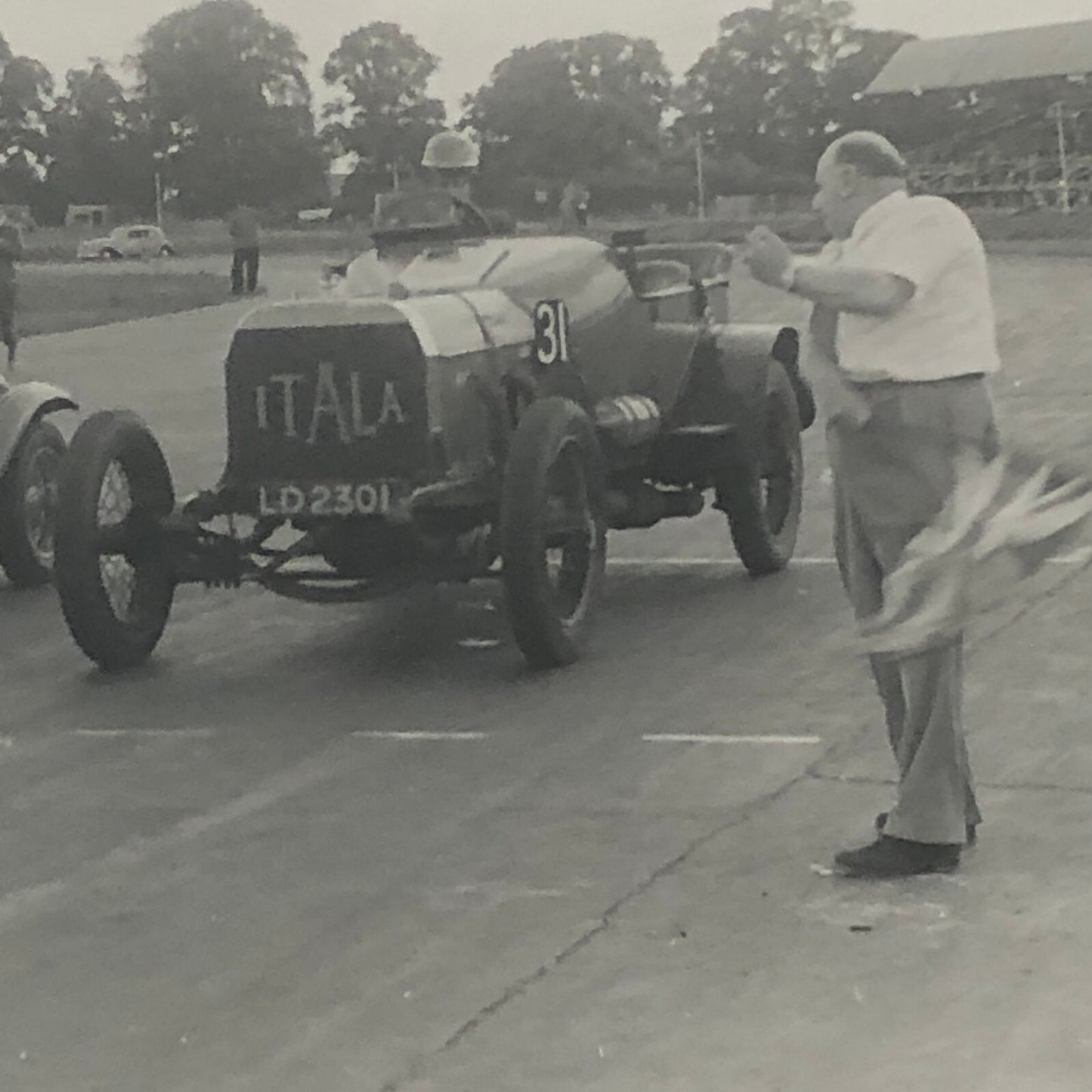 Vintage Car Racing Photo Photograph Print Alfa Romeo & Italia Cars 1952 
