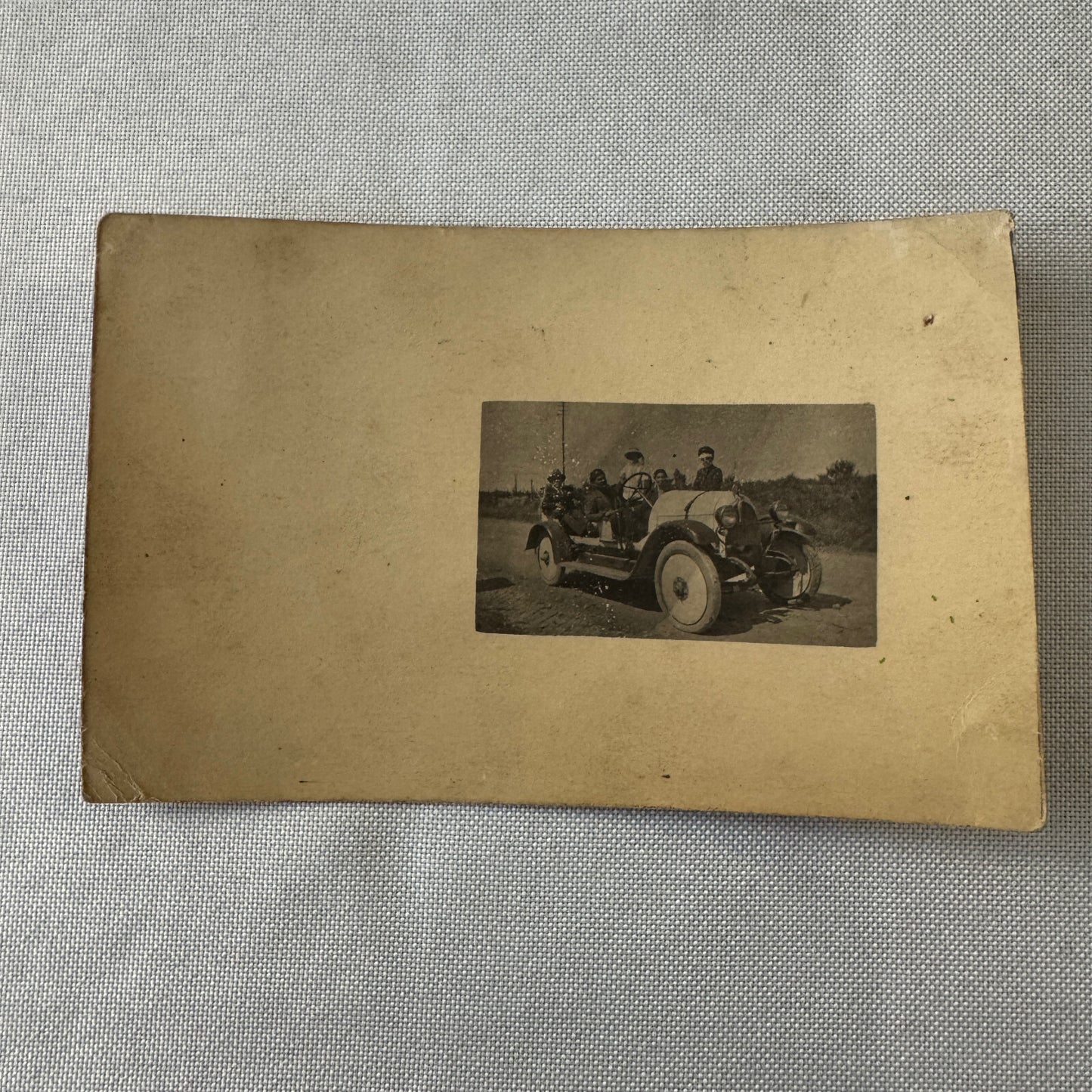 Vintage Italian Real Photo Postcard Post Card 1921 Rome Postmark Roma