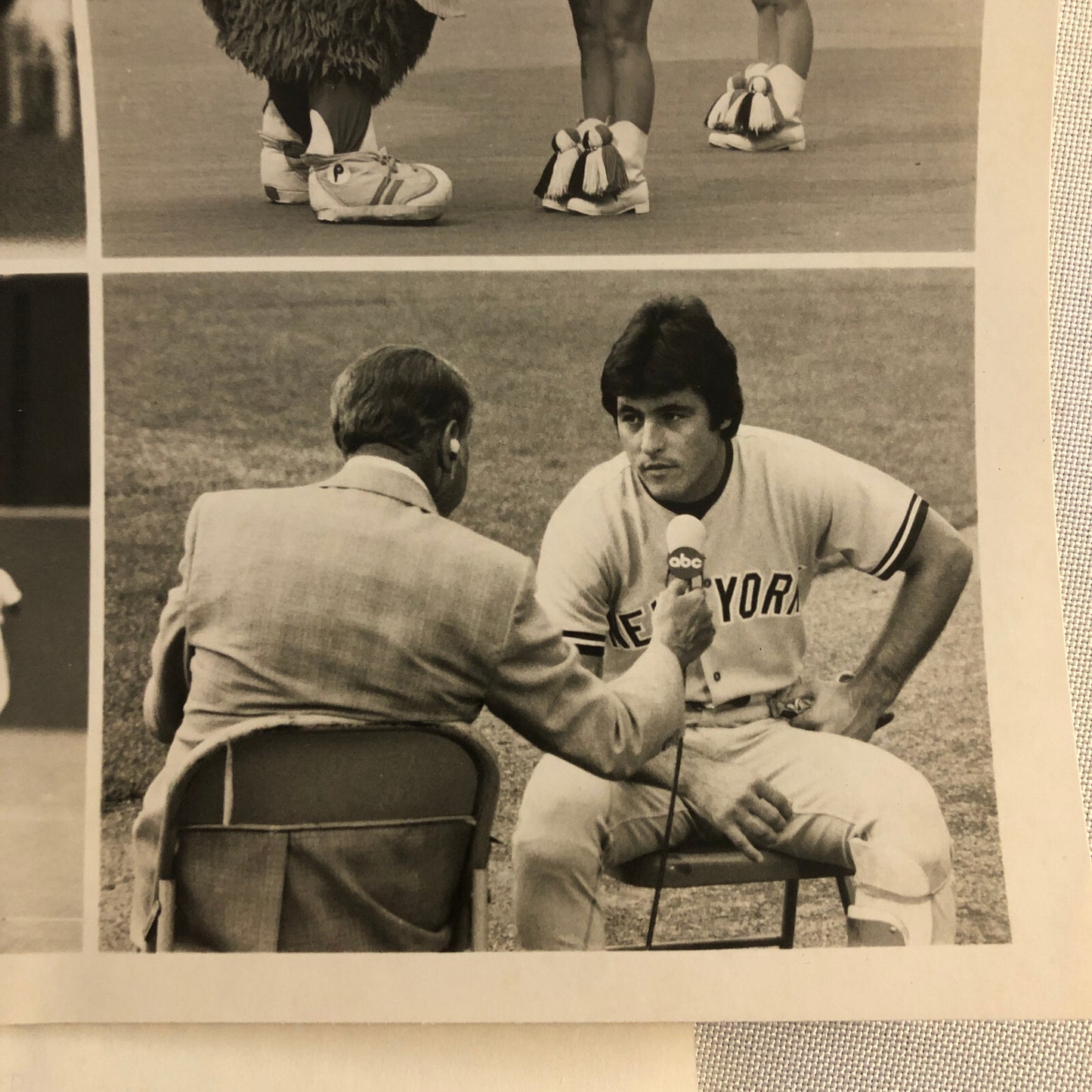 1979 Baseball Season Press Photograph Howard Cosell Bucky Dent Phillies +