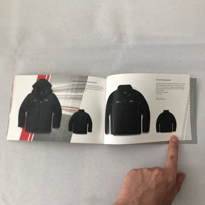 2011 Audi Motorsport Lifestyle Accessories Sales Brochure Catalog Clothing
