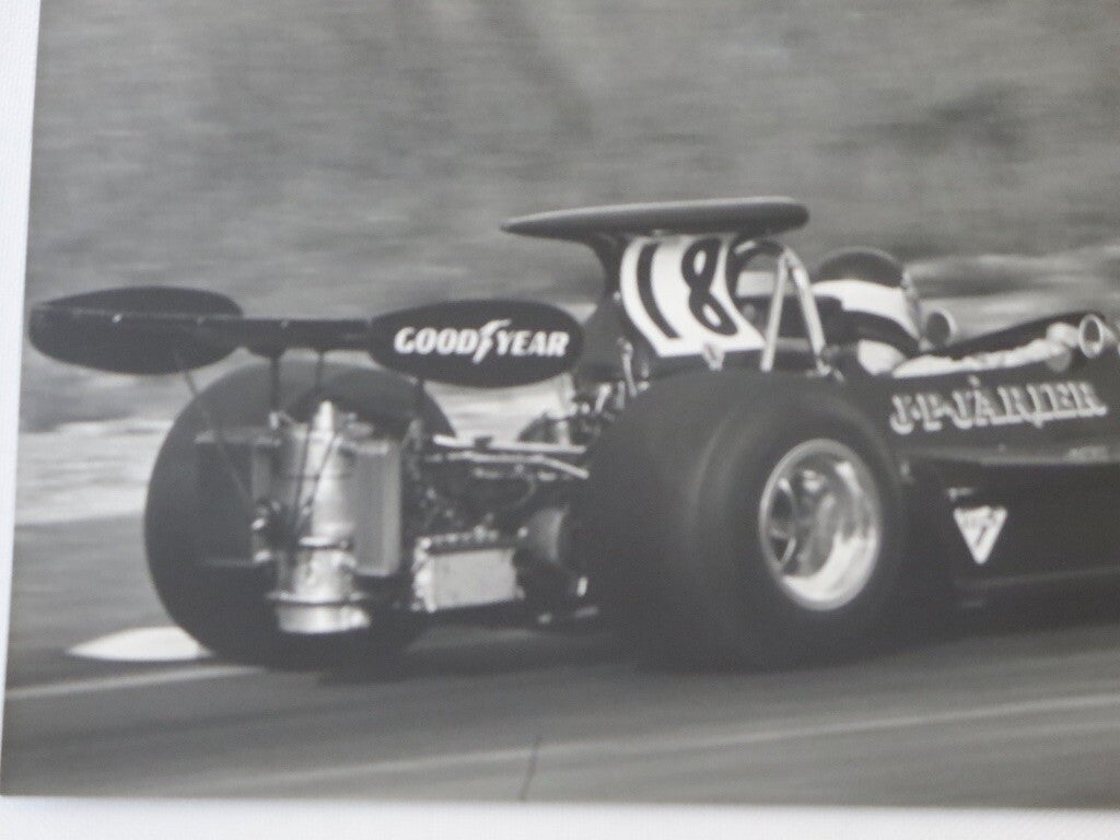 Vintage 1973 Austrian Grand Prix Racing Photograph Photo Jarier March Ford