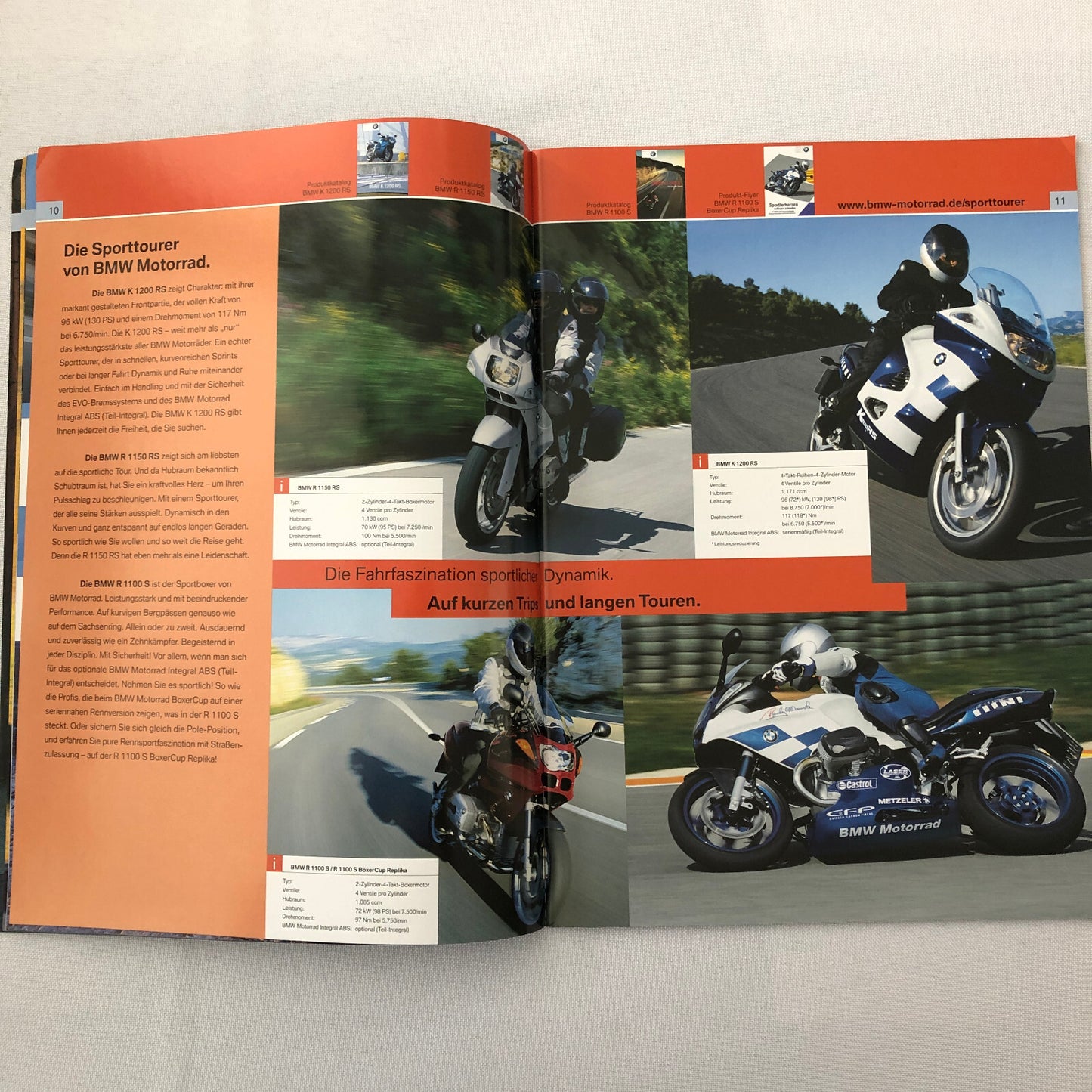 2004 BMW Motorcycle and Accessory Brochure Lot of 2 GERMAN TEXT 