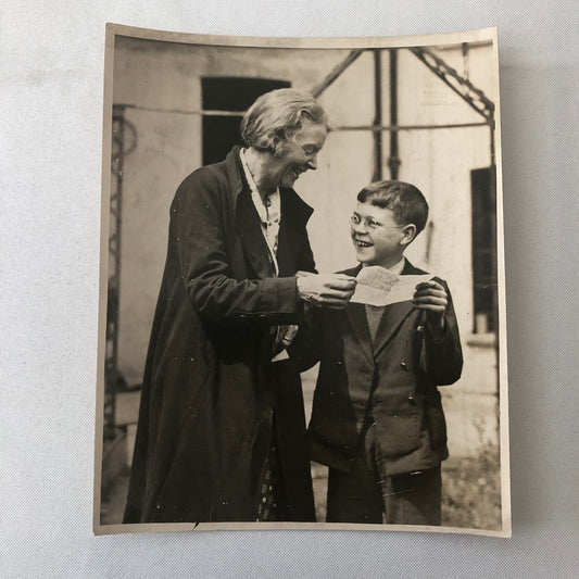 Vintage Press Photo Photograph 1933 London News Agency LNA Sweepstakes Contest