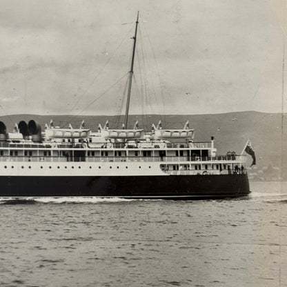 Vintage Ship Boat Photo Photograph Canadian Pacific Steamship SS Princess Helene