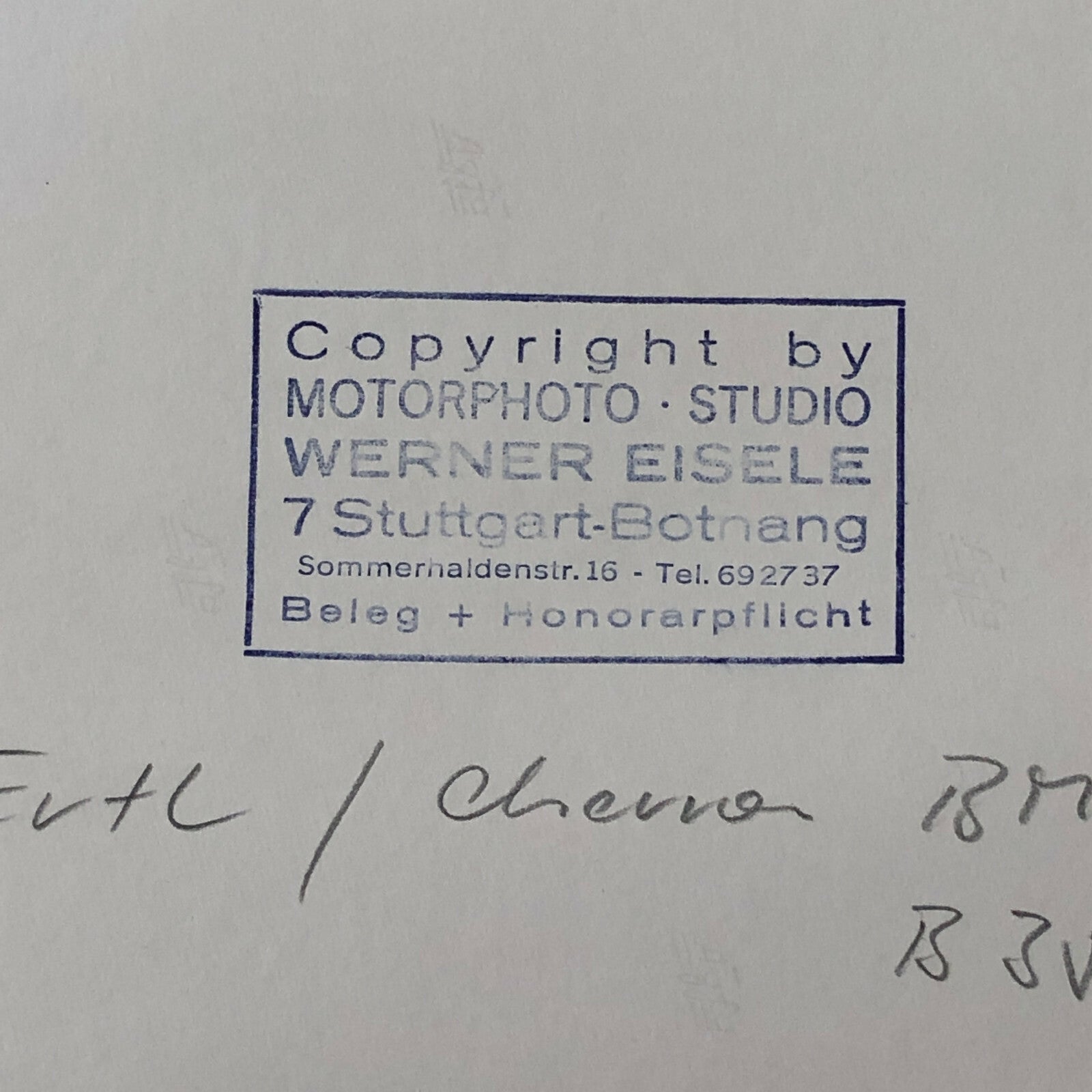 Vintage 1976 Formula 2 F2 Hockenheim Grand Prix Racing Photo Photograph #17 Car