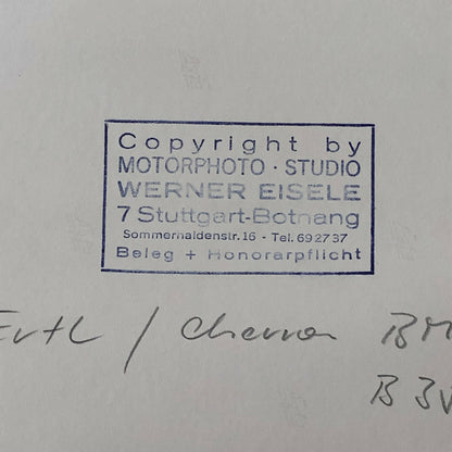 Vintage 1976 Formula 2 F2 Hockenheim Grand Prix Racing Photo Photograph #17 Car