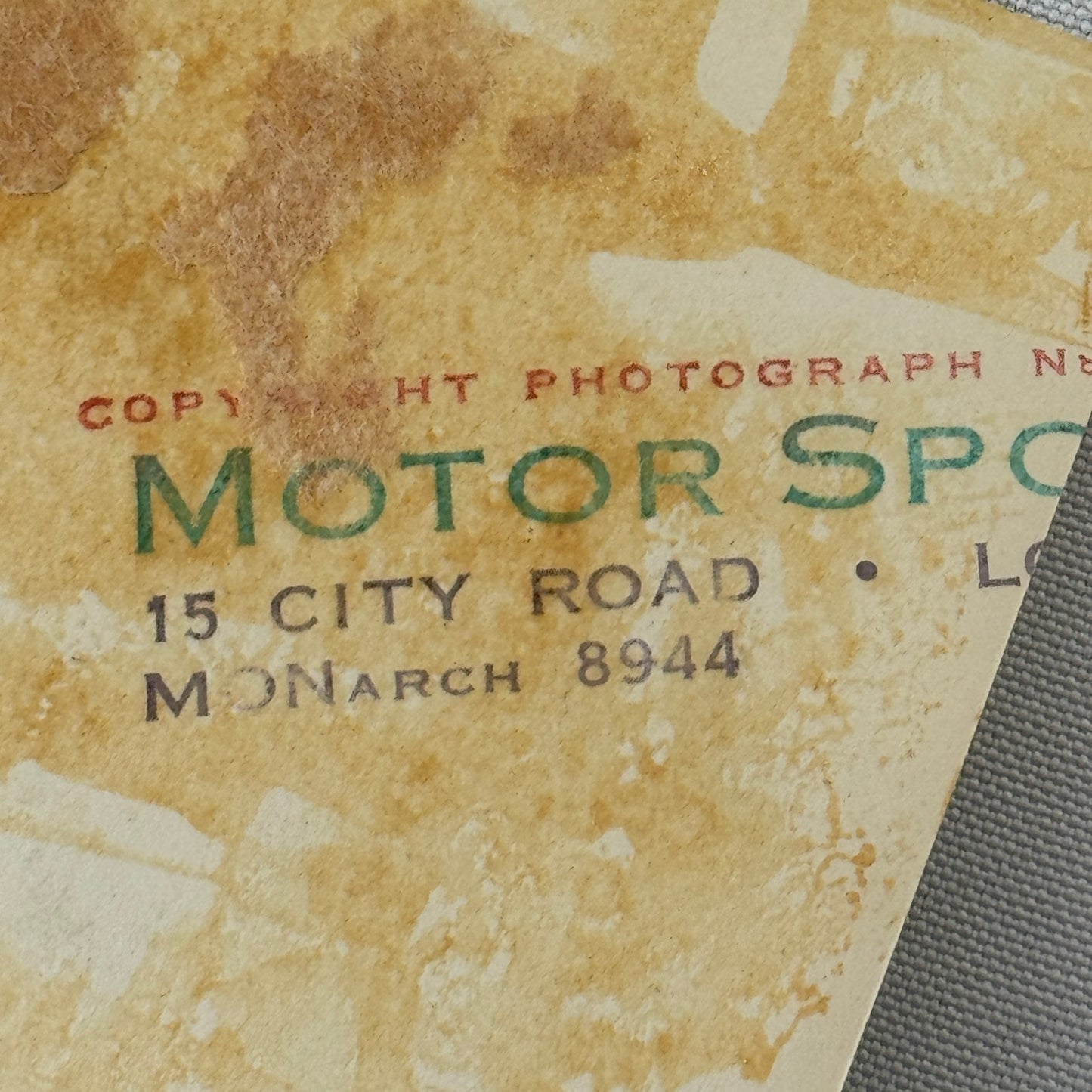 Vintage Racing Car Photo Photograph Print Motorsport