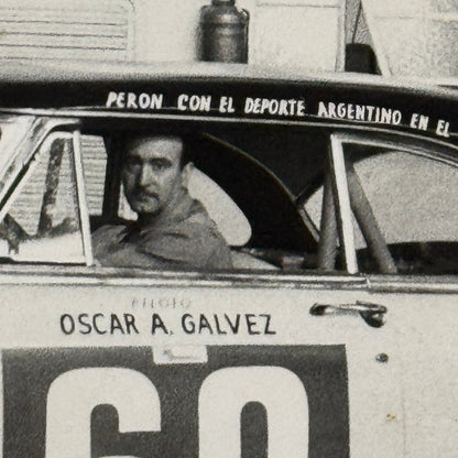 1953 Carrera Panamericana Racing Photo Oscar A. Galvez Lincoln Capri Photograph