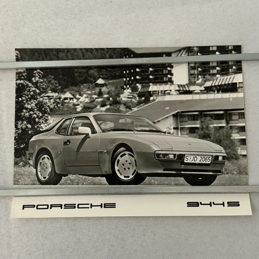 Porsche 944 S Factory Press Photo Photograph Vintage Porsche 944S