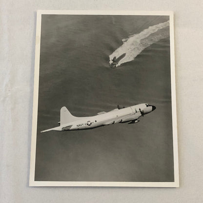 Vintage Navy Airplane Plane Aircraft and Submarine Photo Photograph 