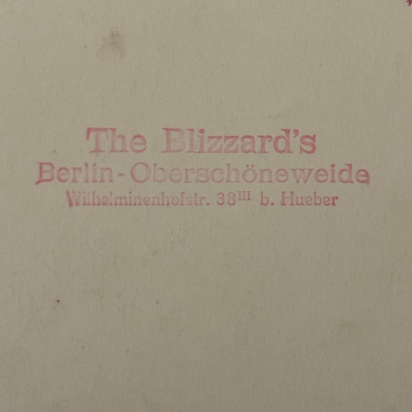 Vintage Circus Rollerskating Roller Skate Act Photo Photograph The Blizzards