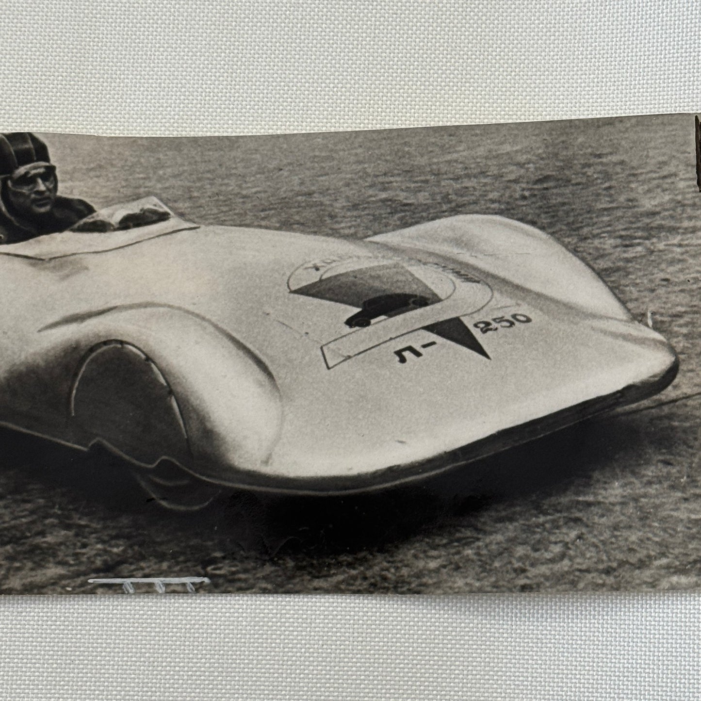 Soviet I-250 Streamliner Land Speed Record Car Streamlined Press Photo I250