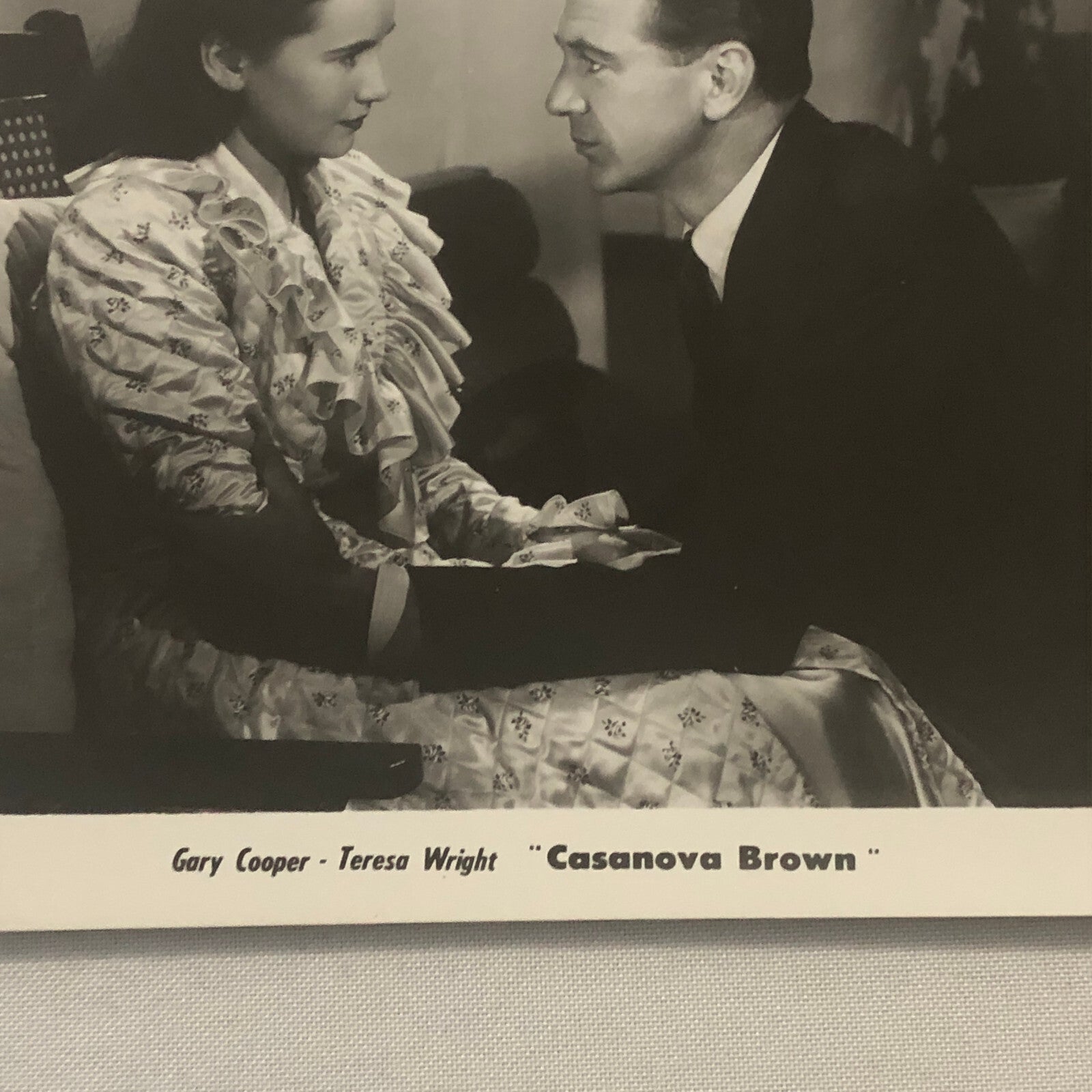Actor Gary Cooper Photo Photograph Movie Still Casanova Brown Teresa Wright