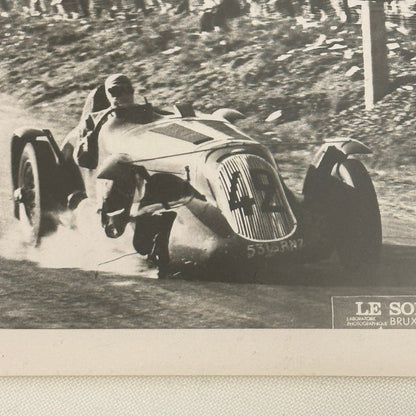 1948 Delahaye 135S Grand Prix Racing Photo Crash Wreck Accident Modern Print