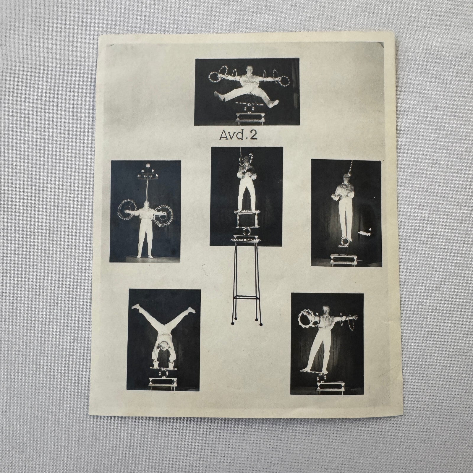 Vintage Circus Juggling Balancing Act Flyer Mrallano
