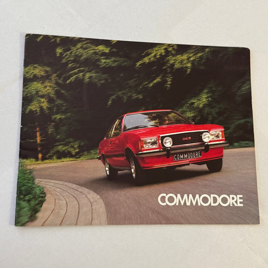 Vintage Opel Commodore Car Sales Brochure Catalog Advertising GERMAN