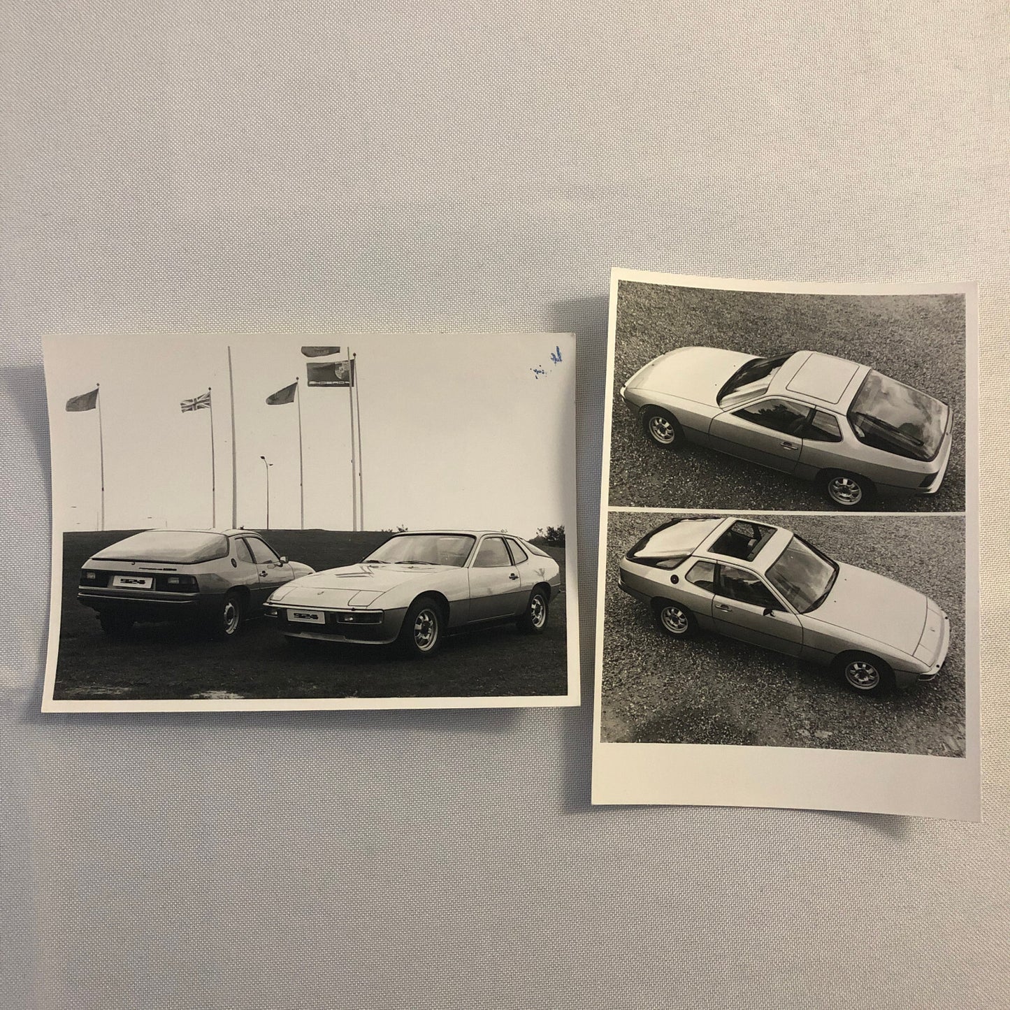 Vintage Porsche 924 Photo Photograph Print Lot of 2