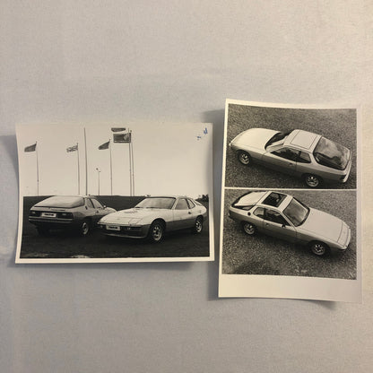 Vintage Porsche 924 Photo Photograph Print Lot of 2