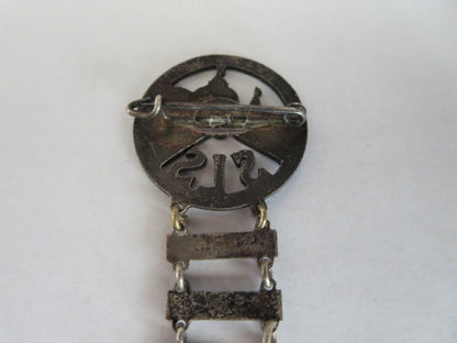 Vintage SLS Scheveningen Luxemburg Scheveningen Car Rally Pin Badge 1954-1969