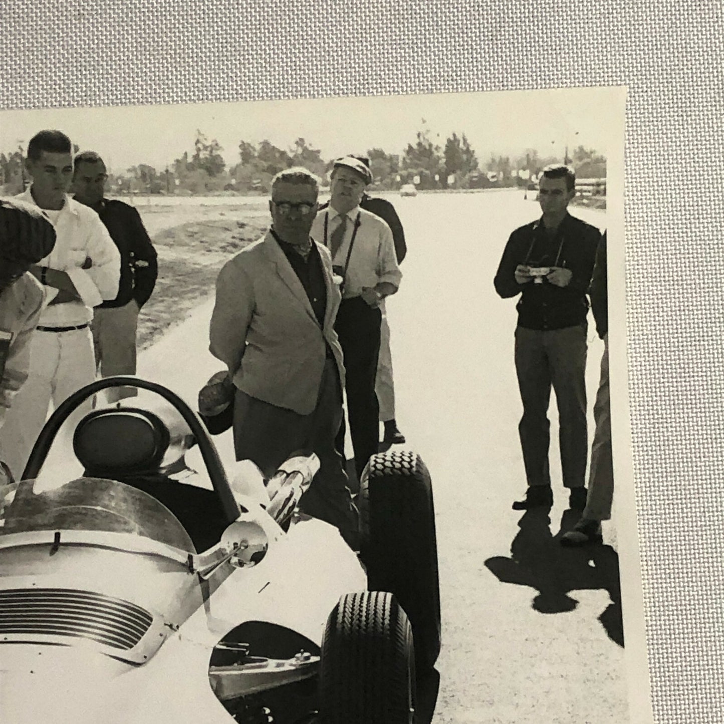 Vintage Racing Car Press Photo Photograph Print 