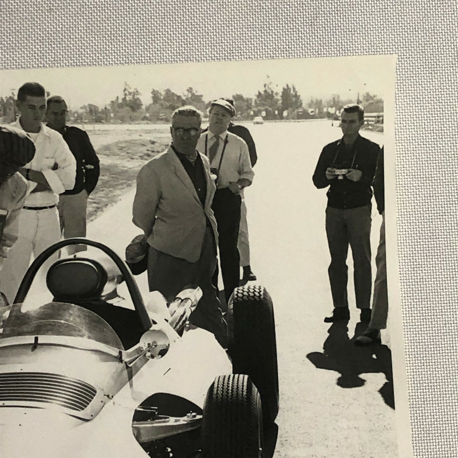 Vintage Racing Car Press Photo Photograph Print 