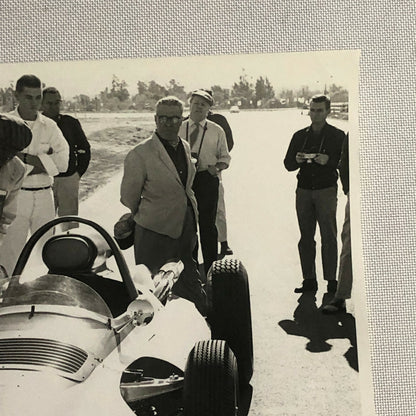 Vintage Racing Car Press Photo Photograph Print 