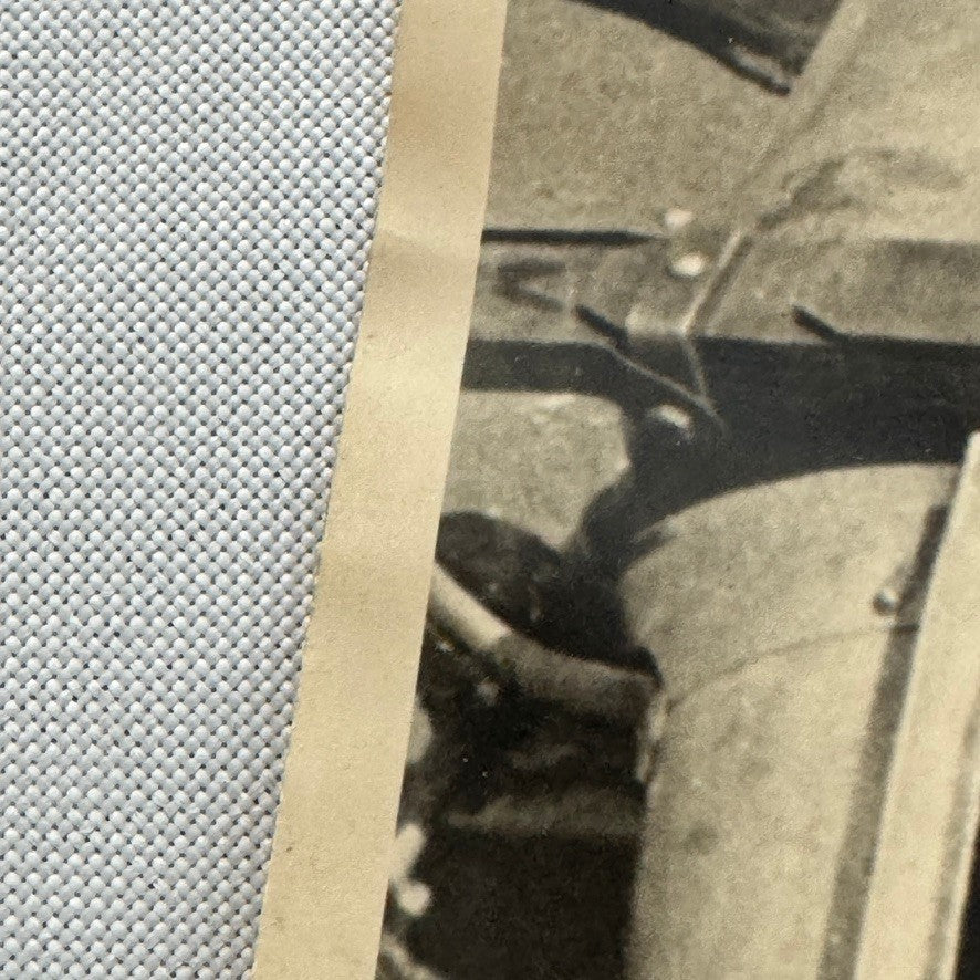Vintage Racing Photo Photograph Print Unidentified Car