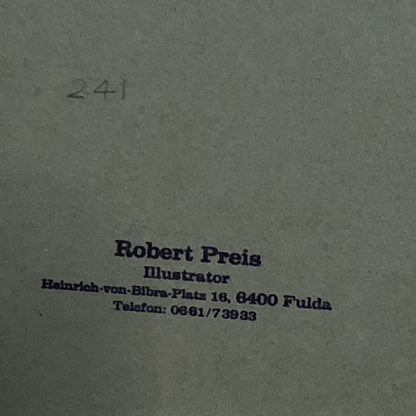 1930 Stoewer Type G15 Sport Cabriolet Car Illustration Art Drawing Hand Drawn