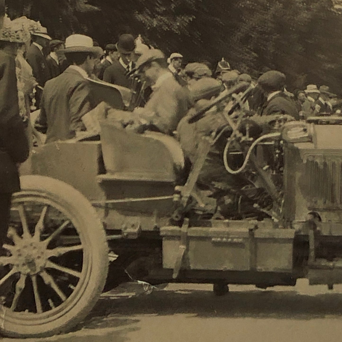 Vintage Racing Photo Photograph Print - Tag AL22E2