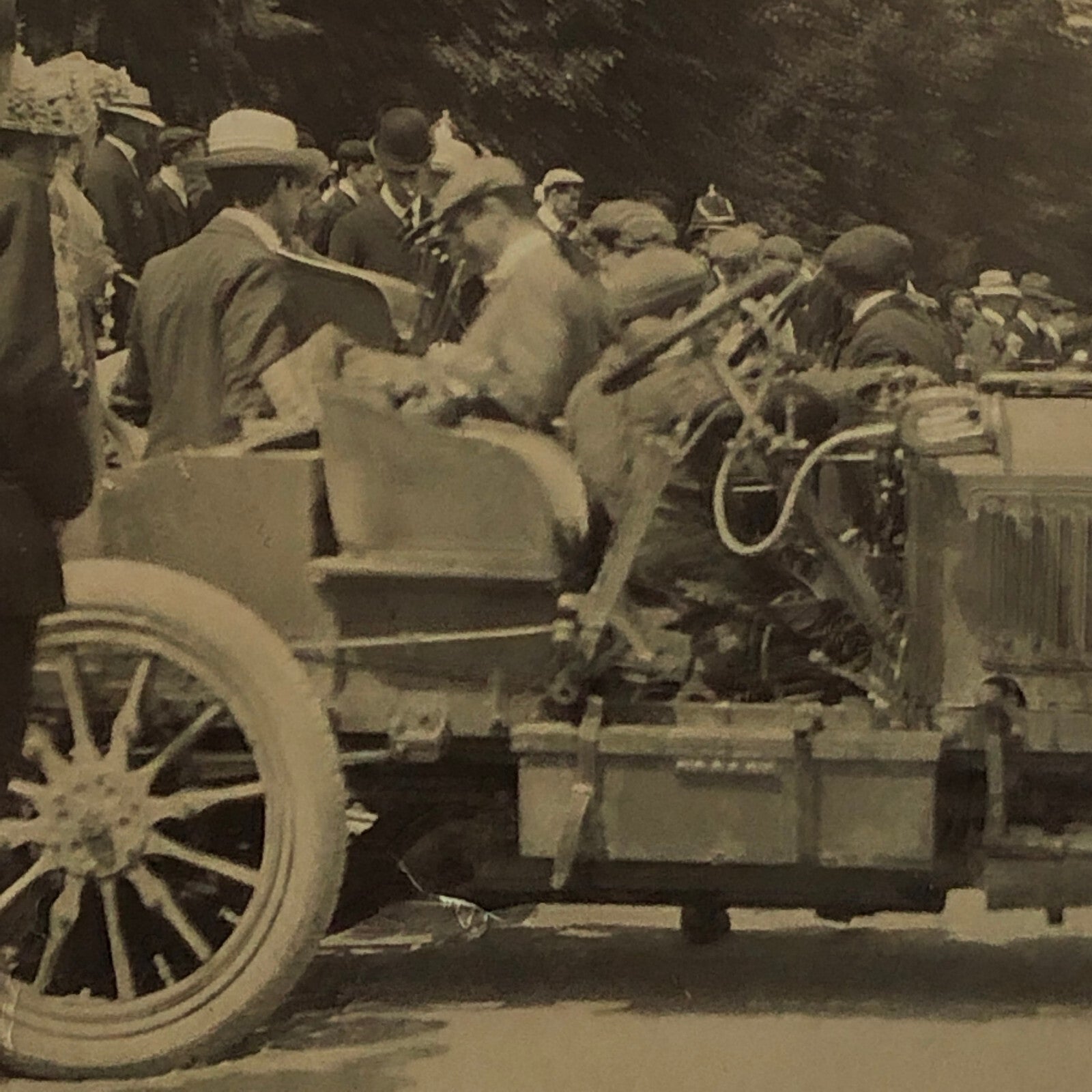 Vintage Racing Photo Photograph Print - Tag AL22E2