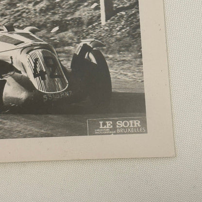 1948 Delahaye 135S Grand Prix Racing Photo Crash Wreck Accident Modern Print