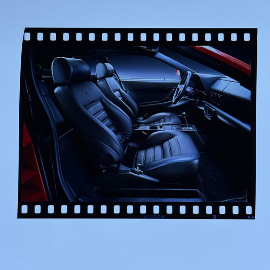 Ferrari 512TR 512 TR Car Interior Film Photo Image Testarossa