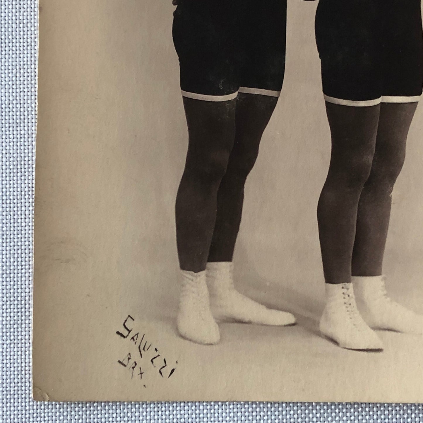 Circus Performers In Costume Photo Photograph Vintage Acrobat Balancing Act ?