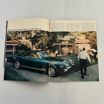 1968 Mercury Sales Brochure Catalog Montego Cyclone Cougar Marquis Montclair +