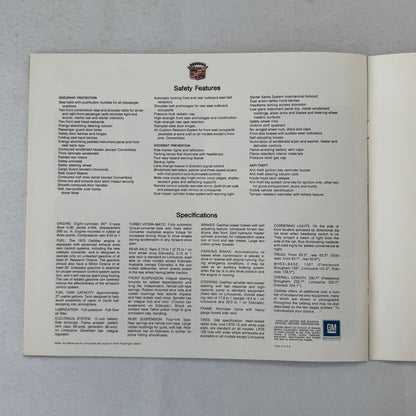 1975 Cadillac Car Sales Brochure Catalog Coupe DeVille Calais Eldorado +