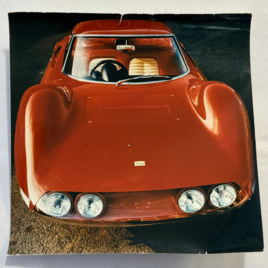 Vintage Ferrari 206 Dino Berlinetta Speciale Pininfarina Factory Press Photo