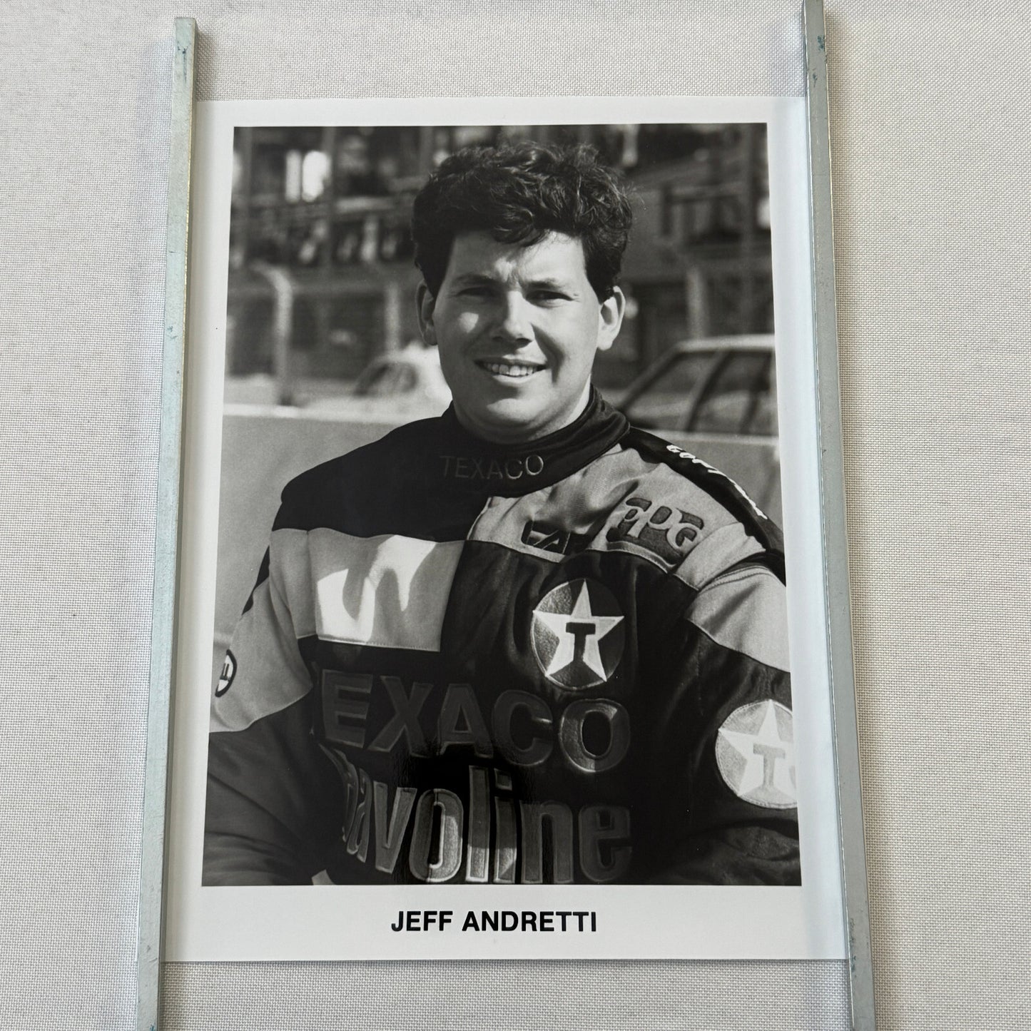 Jeff Andretti Texaco Havoline Racing Press Kit Brochure 1991 Mario Andretti