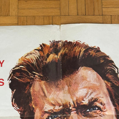 Vintage Movie Poster Clint Eastwood 1974 Thunderbolt and Lightfoot