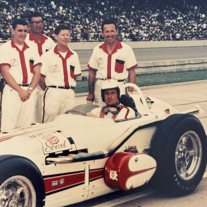 Vintage Indy Racing Photo AJ Foyt 1962 Car Motorsport Modern Print