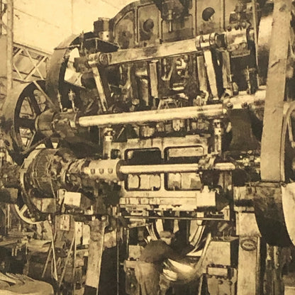 Antique Postcard Post Card Renault Car Factory Plant Machinery 