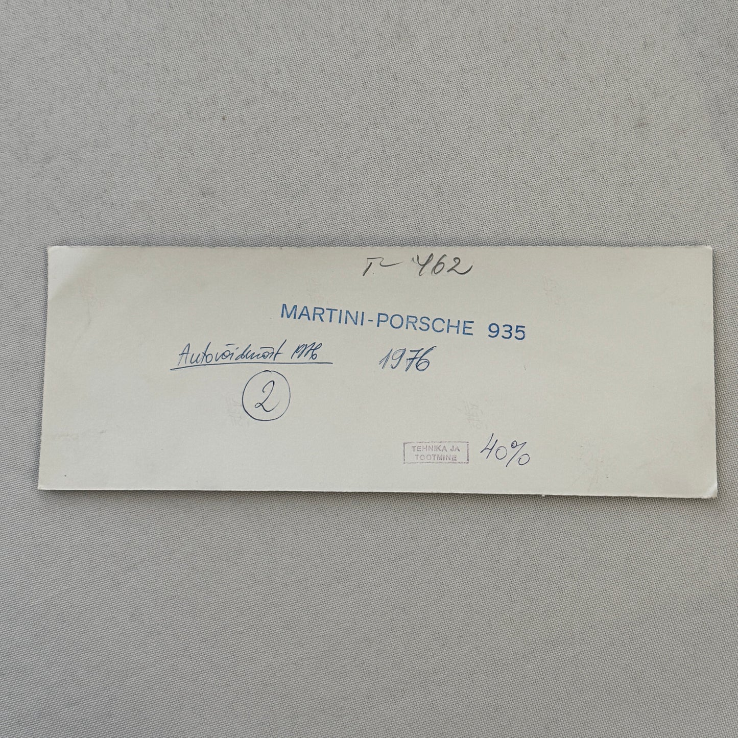 Porsche 935 Martini Racing Car Vintage Photo Photograph Print 1976