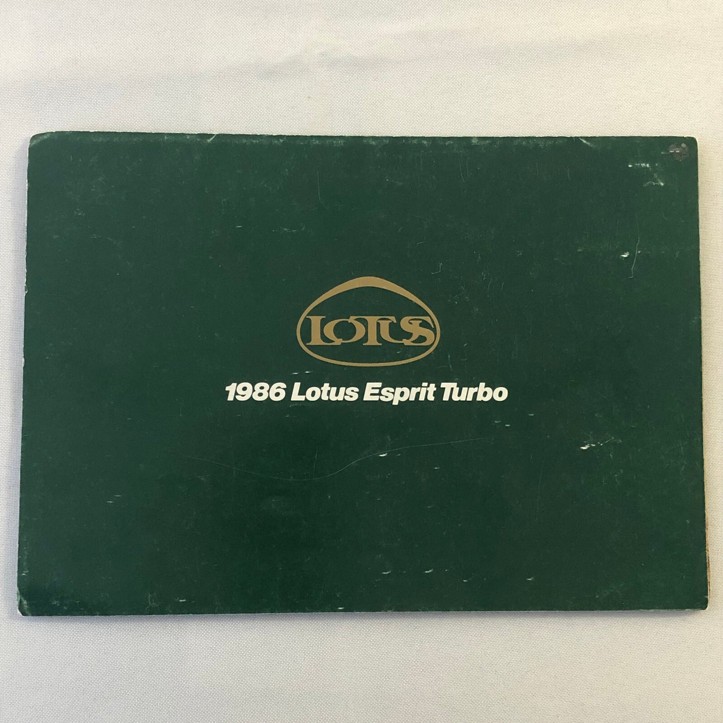 1986 Lotus Esprit Turbo Sales Brochure Vintage FRENCH TEXT