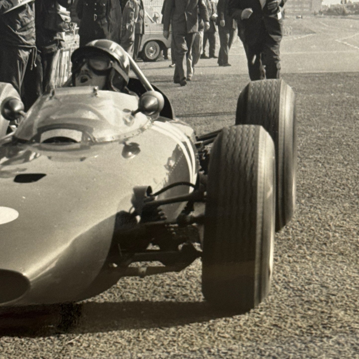 Racing Photo Graham Hill BRM Car Dutch Grand Prix Race 1963 Modern Print