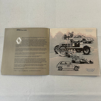 1983 Renault Alliance Car Sales Brochure Catalog Advertising Limited L DL