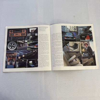 Vintage Jaguar Car Brochure XJ6 Sovereign XJ12 Plas Catalog Automobile 1985 1986