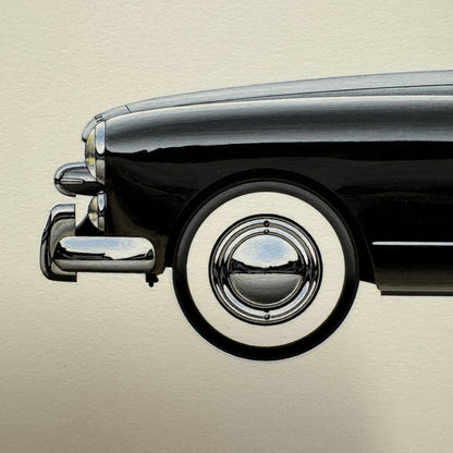 1952 Ford Comete Cabriolet Coachbuilder Automobile Illustration Art Drawing