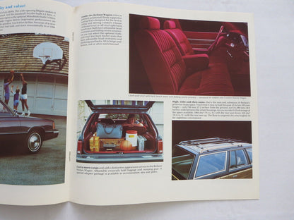 1984 Plymouth Reliant Sales Brochure Catalog Coupe Sedan Wagon 
