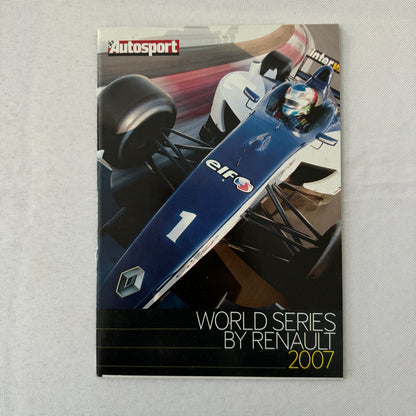 2007 Renault World Series Racing Guide Brochure Autosport